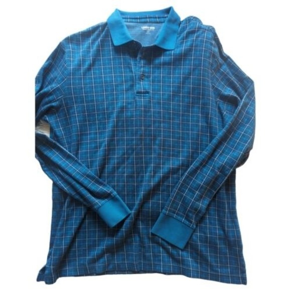 Lands' End Shirts Lands End Mens Traditional Fit Polo Shirt Long